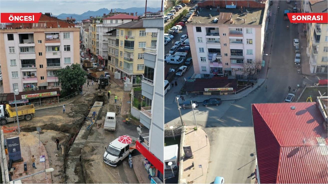 ORDU’DA DERELER DENİZLE BULUŞUYOR